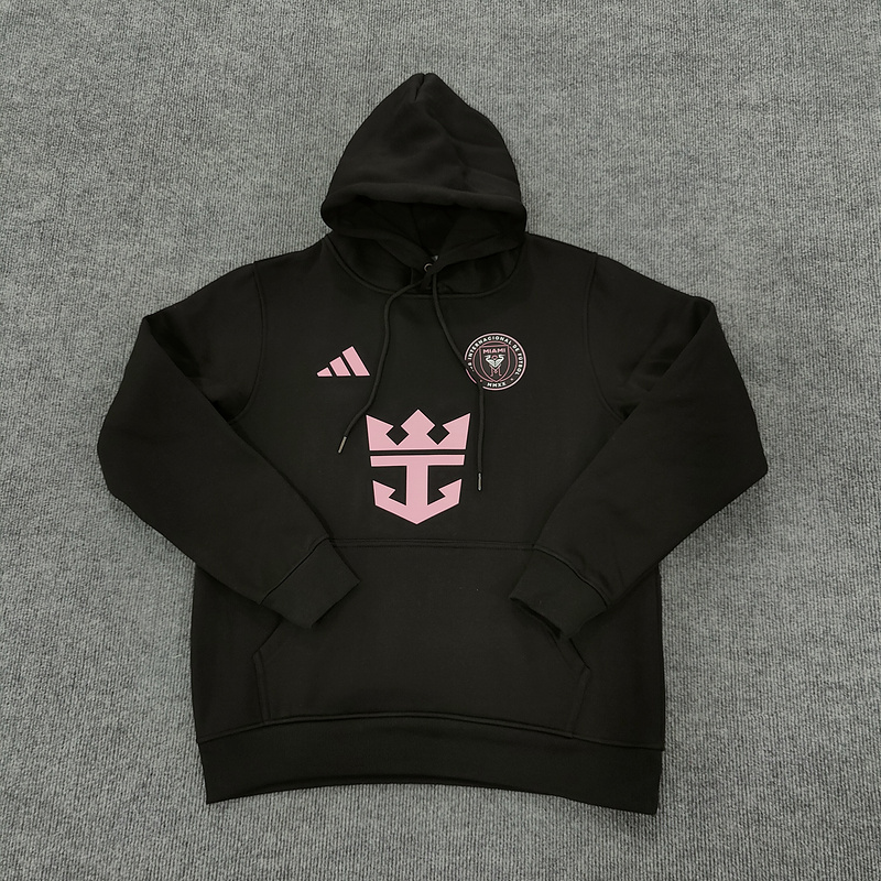 AAA Quality Inter Miami 24/25 Messi Hoodie - Black/Pink